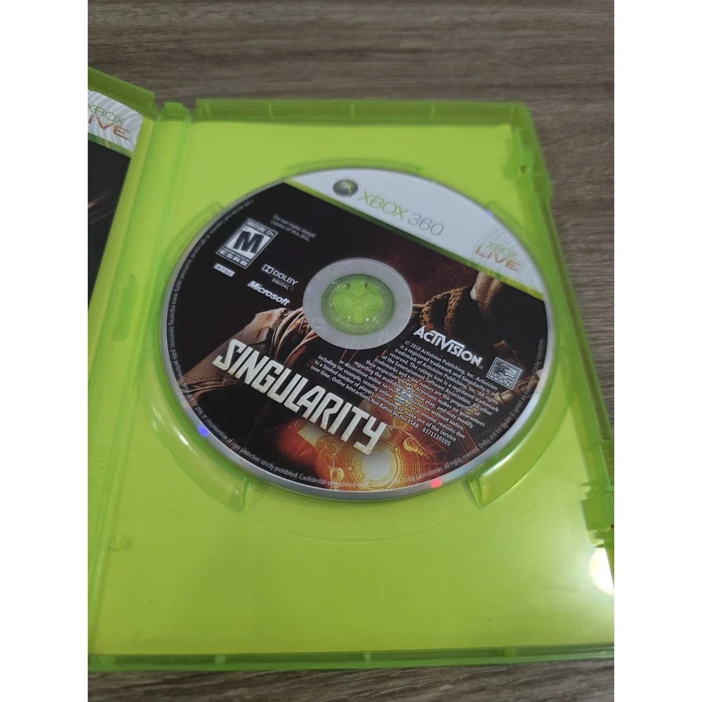 Singularity (Microsoft Xbox 360, 2010)CIB w/Manual-Tested & Working